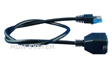 RJ-45 SOCKET TO CABINET RJ45 EXTENDER 0.5 m