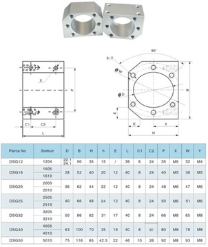 Корпус ШВП с ЧПУ SFU 2005 2010 — DSG20
