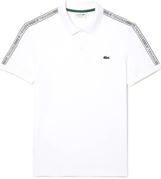 Koszulka polo męska LACOSTE SPORT biała FR 6, US XL