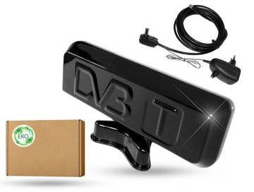 ANTENA POKOJOWA DVB-T2 4K H.265 HEVC ALPHA 45db PL
