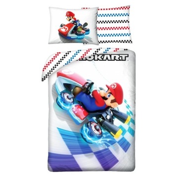 POŚCIEL BAWEŁNIANA 140 X 200 NINTENDO SUPER MARIO