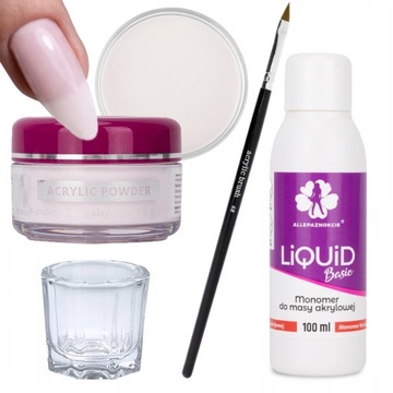 ZESTAW STARTOWY AKRYLOWY AKRYL LIQUID AKCESORIA