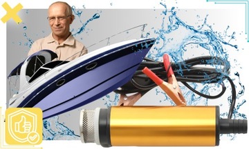 БОЛЬШОЙ НАСОС НАСОС ДЛЯ СЛИВА ТОПЛИВА СЫРОЙ НЕФТИ ВОДЫ ЭЛЕКТРИЧЕСКИЙ 24В