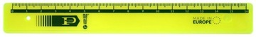 Zestaw kreślarski linijka 16cm fluorescencyjny x20