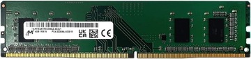 PAMIĘĆ RAM 4GB DDR4 MICRON DIMM 1Rx16 3200MHz