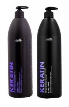 JOANNA ZESTAW SZAMPON + ODŻYWKA KERATYNA 2x1000ML