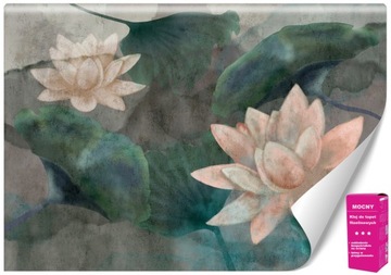 Tapeta Natura Kwiaty na Ścianę do Sypialni + KLEJ