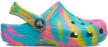 Dziecięce Buty Chodaki Crocs Classic Marbled 28-29