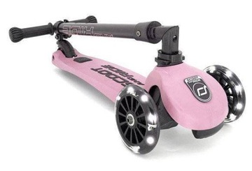 Самокат SCOOTANDRIDE Highwaykick 3 LED 3+ Ash складной со светящимися колесами