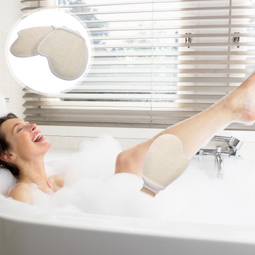 KESSA ПЕРЧАТКИ ДЛЯ БАНЫ ОТшелушивающие 2 ШТ.