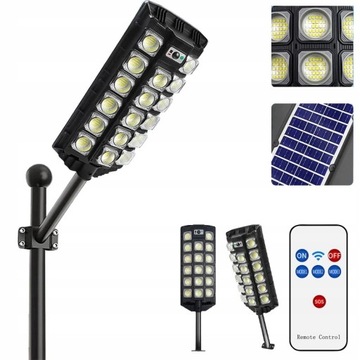 LAMPA LATARNIA ULICZNA SOLARNA 1000W PILOT UCHWYT