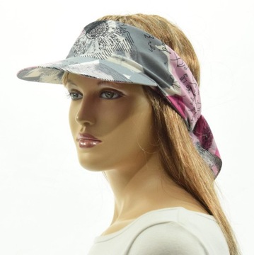 Женский платок с козырьком