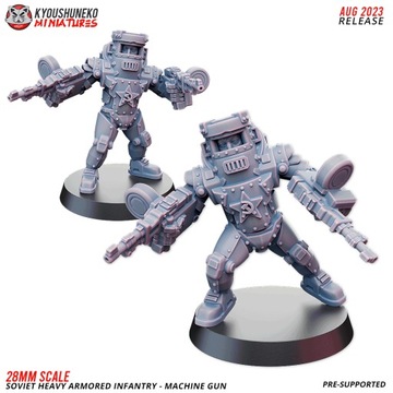 Machine Gun Soviet Heavy Armored Infantry Kyoushun
