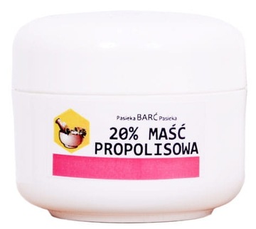 Maść PROPOLISOWA 20% propolis 30ml Pasieka BARĆ