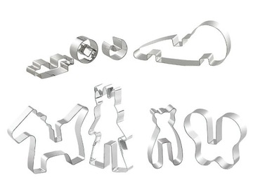 Zestaw foremek do ciasteczek 3D NC-7122