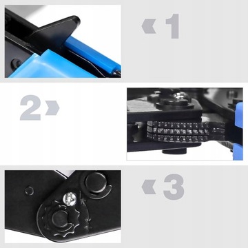 ОБЖИМНЫЙ ИНСТРУМЕНТ ДЛЯ ИЗОЛИРОВАННЫХ КАБЕЛЬНЫХ СОЕДИНИТЕЛЕЙ, обжимные клещи с обжимными наконечниками