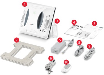 WELLTEC RX3 CLASSIC — РОБОТ ДЛЯ МЫТЬЯ ОКОН | 4000Па | Wi-Fi | УДАЛЕННЫЙ