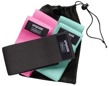 ТРЕНИРОВОЧНАЯ РЕЗИНОВАЯ ЛЕНТА ДЛЯ СТРЕТЧИНГА РАЗНОЙ СТЕПЕНИ СОПРОТИВЛЕНИЯ НАБОР 3 шт.