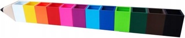 Sorter na kredki Montessori EKO Organizer 12 kol