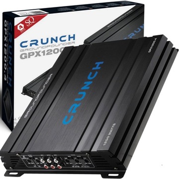 Crunch GPX1200.4 wzmacniacz mocne 4kanały 4x150RMS