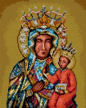 Kanwa G7340 MATKA BOSKA CZĘSTOCHOWSKA 24x30 haft