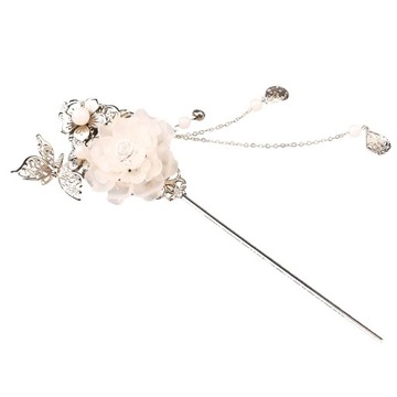 2pcs Women Metal Long Tassel Hair