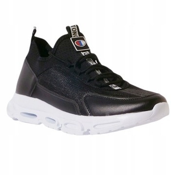 Buty męskie wsuwane Erebos amortyzacja++ czarne 41