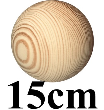 KULE DREWNIANE, Kula KULKI różne wymiary 150mm