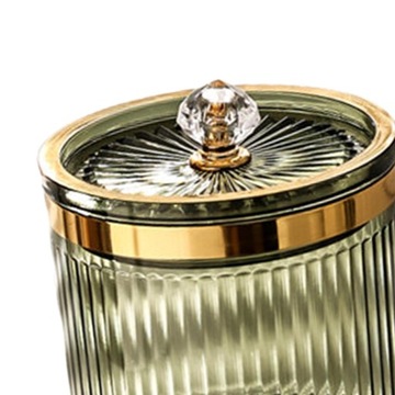 Makijaż Wacik Ball Holder Słoik z pokrywką do