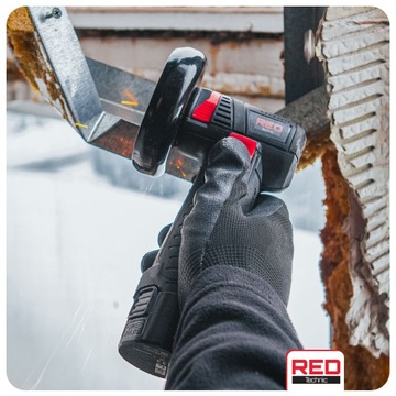 MINI SZLIFIERKA KĄTOWA AKUMULATOROWA 12V BEZSZCZOTKOWA + 2x AKU 7x TARCZA