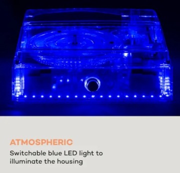 Проигрыватель проигрывателя Auna 10035573 ClearTech BT