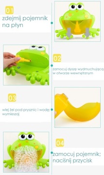 ИГРУШКА ДЛЯ ИЗГОТОВЛЕНИЯ ПЕНЫ ЛЯГУШКА ИГРАЕТ МЕЛОДИИ