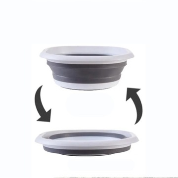 Миска силиконовая складная, универсальный контейнер, 5л.