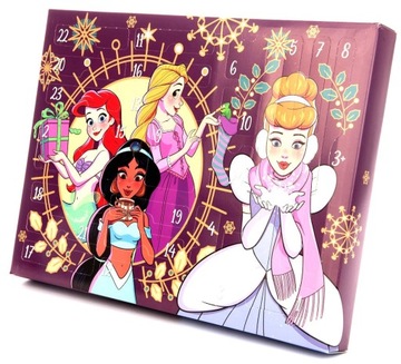 DISNEY PRINCESS KSIĘŻNICZKI KALENDARZ ADWENTOWY