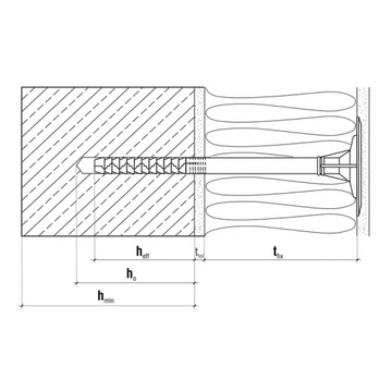 ШПИЛЬКИ, дюбели для пенопласта, 24 см, МЕТАЛЛИЧЕСКИЙ штифт