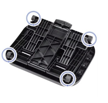 ОФИСНАЯ ПОДНОЖКА ДЛЯ НОГ, 3-кратная РЕГУЛИРОВКА, НЕСКОЛЬЗЯЩАЯ