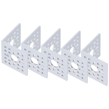 5шт L-образные кронштейны из алюминиевого сплава, угол 90 градусов по горизонтали