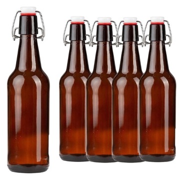 10x BUTELKA SZKLANA na PIWO 500 ml BRĄZOWA 0,5 L BUTELKI SZKLANE DO PIWA