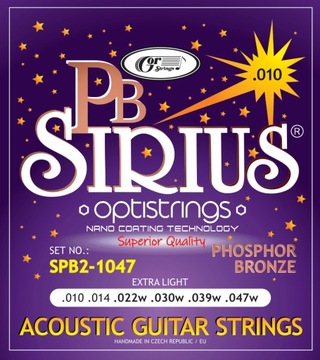 Struny do gitary akustycznej GorStrings SPB2 1047