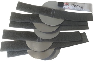 ТРУБКА КАРКАСА НА ВЕЛКРО С НАШИВКОЙ И КЛЕЕМ СОЕДИНИТЕЛЬ ДЛЯ КРЫШИ ТЕНТА BERGER 6 шт.