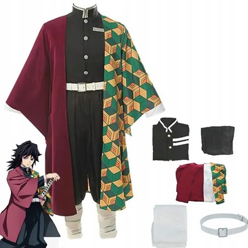 KOSTIUM ANIME COSPLAY TOMIOKA GIYUU -L