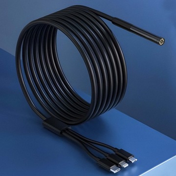 Камера для осмотра эндоскопа для телефона Android Светодиодное приложение USB Type-C 2M