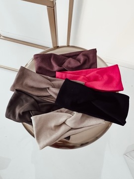 ПОВЯЗКА НА ГОЛОВУ УШИ ТЮРБАН ХЛОПКОВЫЕ ПОВЯЗКИ НА ГОЛОВУ ШОКОЛАДНЫЕ ПОЛОСКИ