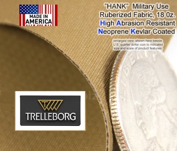 NEOPREN KEVLAR HANK 18oz TRELLEBOR RANGER GREEN