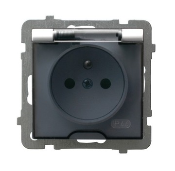 Gniazdo pojed. IP44 białe GPH-1GZ/m/00/d As Ospel