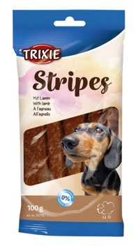 TRIXIE Paski dla psa z jagnięciny 10 szt. / 100 g