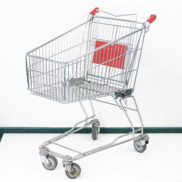 Wózek sklepowy metalowy ZAKUPOWY Marsanz CASCP10002-RP 100 L S-50 cm