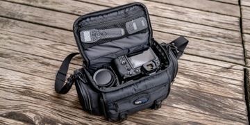 TORBA FOTOGRAFICZNA NA LUSTRZANKĘ DSLR I AKCESORIA CANON NIKON SONY