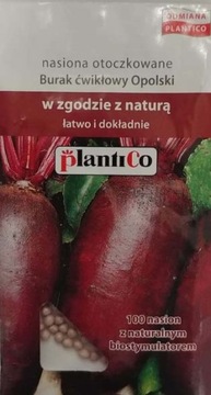 Nasiona otoczkowane Burak ćwikłowy Opolski 100 zia