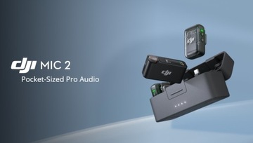 Zestaw Mikrofon Bezprzewodowy Z Odbiornikiem DJI Mic 2 Basic (1 Tx + 1 Rx)